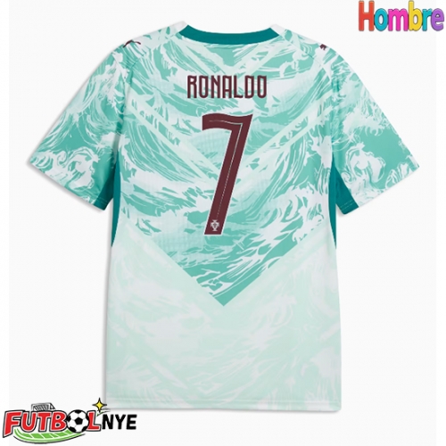 Camiseta Portugal Cristiano Ronaldo #7 Visitante Equipación Mundial 2026 manga corta